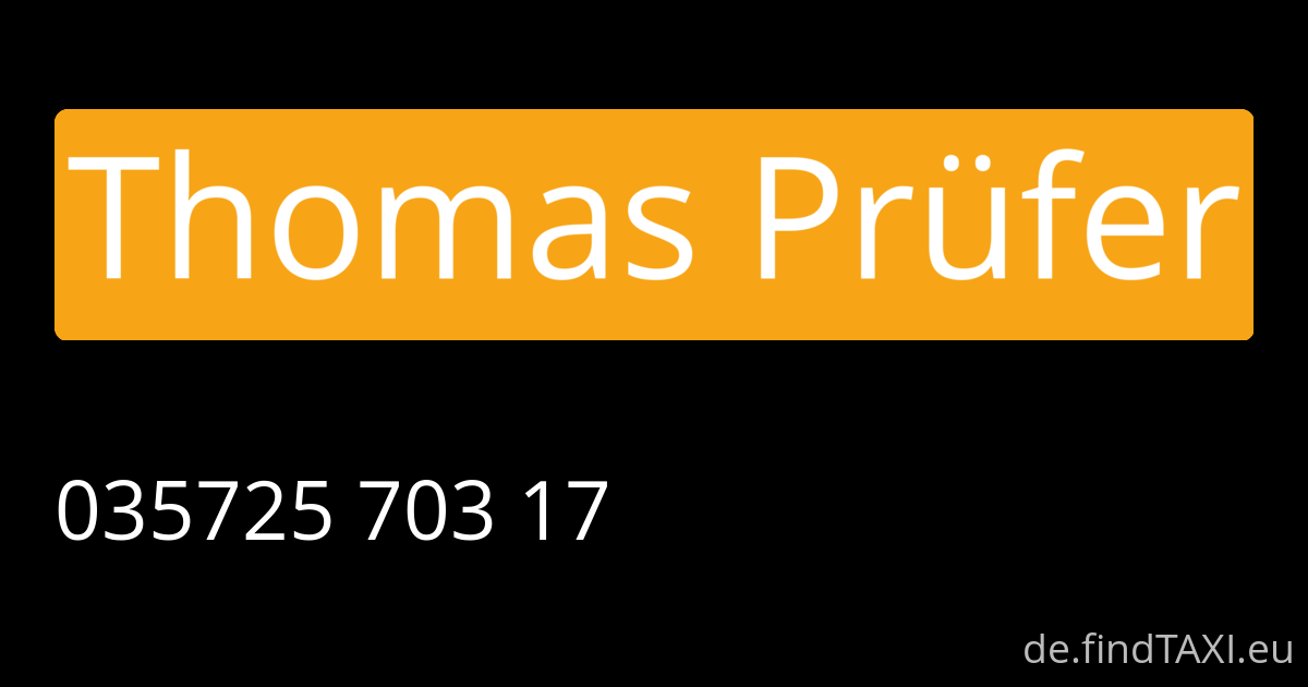 Thomas Prüfer (Wittichenau)
